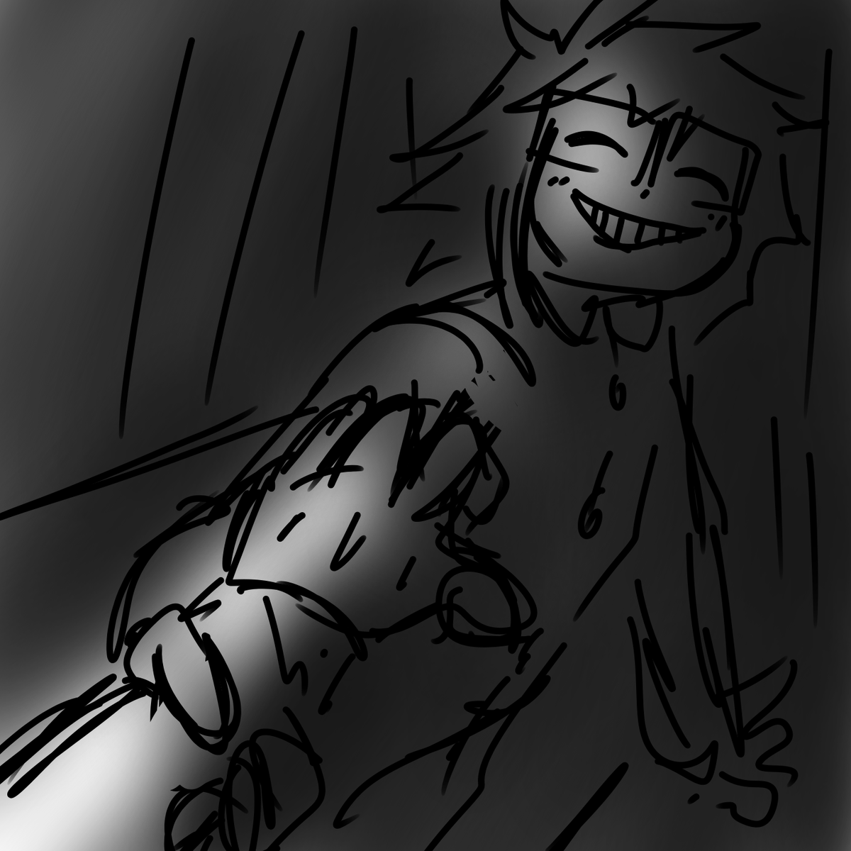 P1236087's tweet photo. originally drawn in 2022, seba escape ending. https://t.co/LgETnTgfid