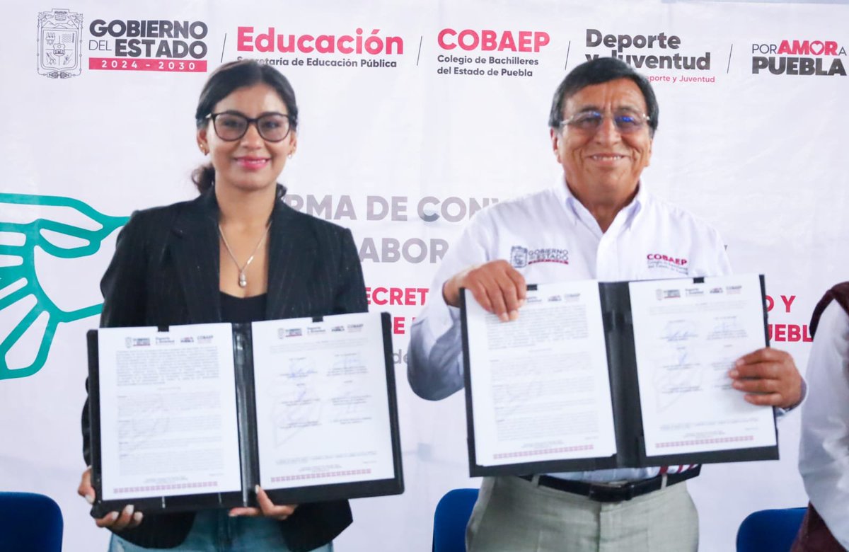 MxInteraccion's tweet photo. Deporte y educación, eje central de la reconstrucción del tejido social 

Las y los estudiantes del Plantel 3 de San Jerónimo Caleras tendrán la oportunidad de fortalecer sus habilidades @DeporteGobPue

#Puebla
Más Información: 👇 
https://t.co/mtkjh49bOG https://t.co/a32ZkEr2zb