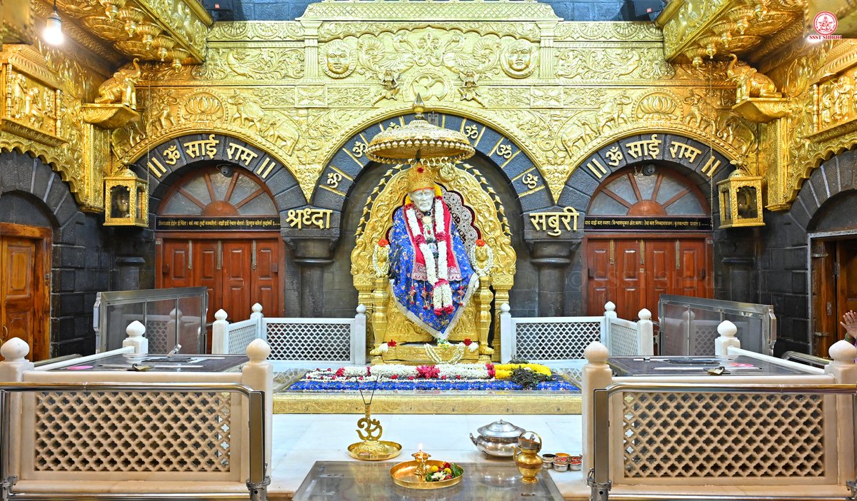 SSSTShirdi's tweet photo. *!! ॐ साई राम !!*
*श्री साईबाबा संस्थान विश्वस्त व्यवस्था,शिर्डी*
*!! ॐ Sai Ram !!*
*Shri Saibaba Sansthan Trust, Shirdi*
≈≈≈≈≈≈≈≈≈≈≈≈≈≈≈≈≈ 
*आरती :-शिर्डी माझे पंढरपुर*
*गुरुवार ११ जून २०२६*  
*Aarti :-Shirdi Majhe Pandharpur*
*Thursday 11 Jun 2026* https://t.co/neEtGDFD0q