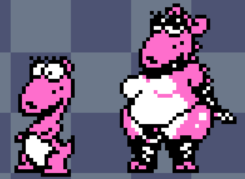 Kazzartdraw's tweet photo. ooo i like this birdo design :D https://t.co/tkzc6r1LPW