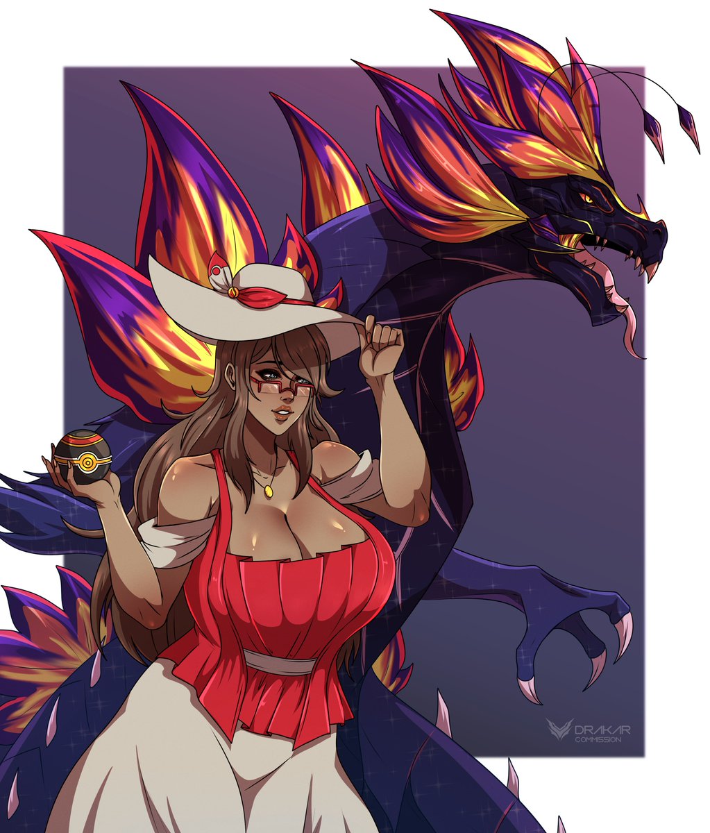 Drakar_Art's tweet photo. Thanks to @True_Gojira and @KrizonarAwthem for commissioning me to draw his characters. 🥰 https://t.co/wvdyRT8NRF
