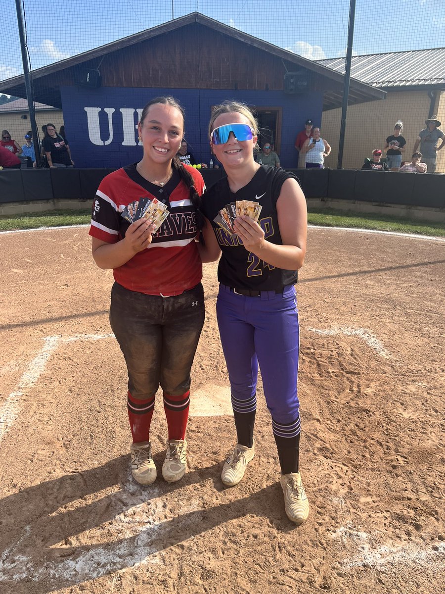 SOSAOhio's tweet photo. A huge THANK YOU to all of the players, coaches and spectators in our Eighth Annual 🥎 All-Star Games.

Congratulations to the MVPs: Logan Elm’s @MorganArmold01, Unioto’s Mackenzie Welch, @ND_LadyTitans’ @AlaylaSoard2026 &amp; Symmes Valley’s @marley_035.

See you all next spring ‼️ https://t.co/3wDKd4IUQG
