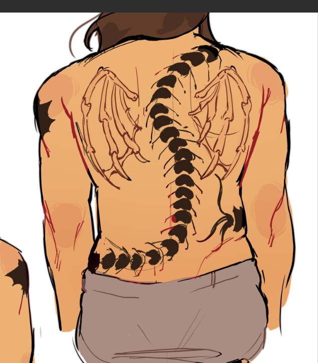 bytberri's tweet photo. tattoos i think emo!eren would wear 

#art #attackontitan #eren #anime https://t.co/hPIRp51aLi