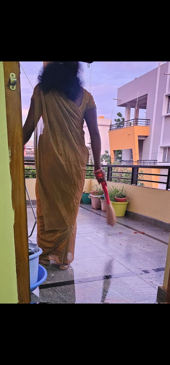 upasanahu's tweet photo. She’s (my maid) working extra slow just to tempt my hubby , and he’s hooked — both of them starving, both pretending they’re not dying to cross the line." https://t.co/ZgRM61YV6H