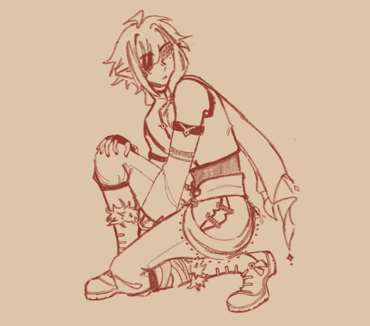 Sylipiko's tweet photo. Drawing again
#genshinimpact #oc #sketch https://t.co/i4S8vVvADw