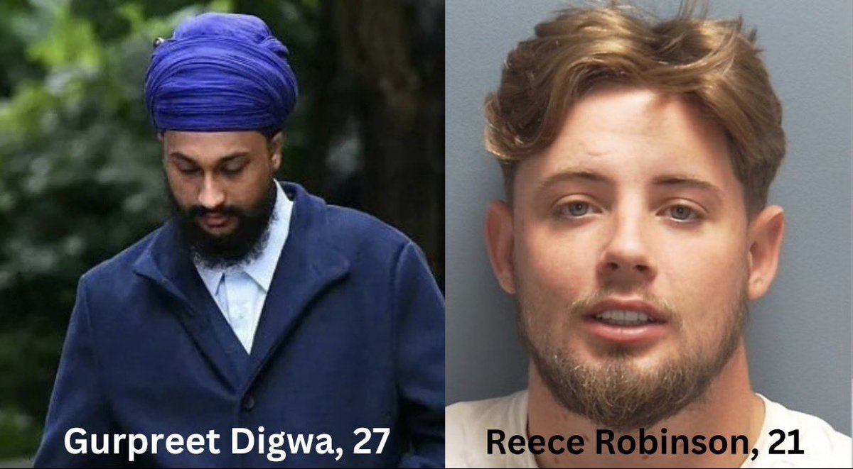 TruthFairy131's tweet photo. Two Tier Justice system 🤨

Vickrum Digwa’s brother, Gurpreet Digwa, 27, LIED to police that Henry Nowak hadn’t been stabbed & LIED that Henry had racially attacked his brother, perverting the course of justice. 

HE COVERED UP MURDER & prevented Police from providing life saving care. 

Police ALSO recorded him conspiring with Vickrum in a police car.

ONLY 6 months later, Gurpreet Digwa was then arrested on multiple weapons charges & was bailed AGAIN. 

Reece Robinson, 21, threw two stones at the Southampton protest that hit no one & he has been jailed for 2 years & 1 month within only 7 days of the incident.

If you are White, you have no rights or legal protection in the UK.