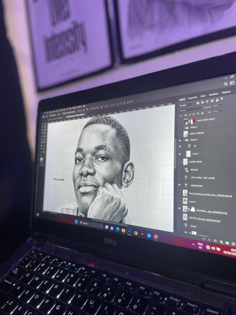 ekele_s91111's tweet photo. Digital Pencil drawing I worked on📝🎨

I love art but tech got my heart too.

What are you views on each in the slides.

I can get one for you if you interested for your wall frame https://t.co/VoWboK21rI