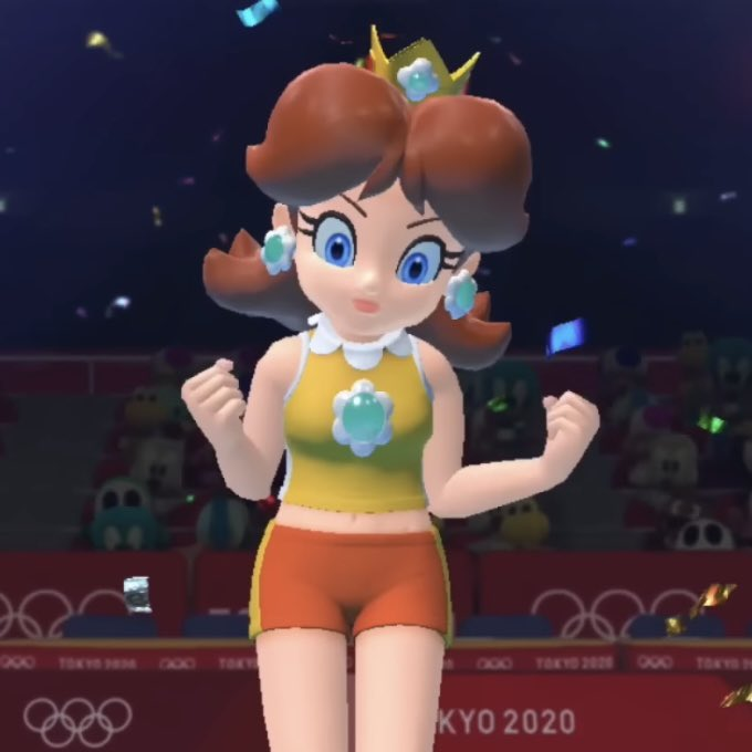 daisy_hourly's tweet photo. 🌼 Daisy - Mario &amp; Sonic at the Olympic Games Tokyo 2020 https://t.co/2ohmIYraVU