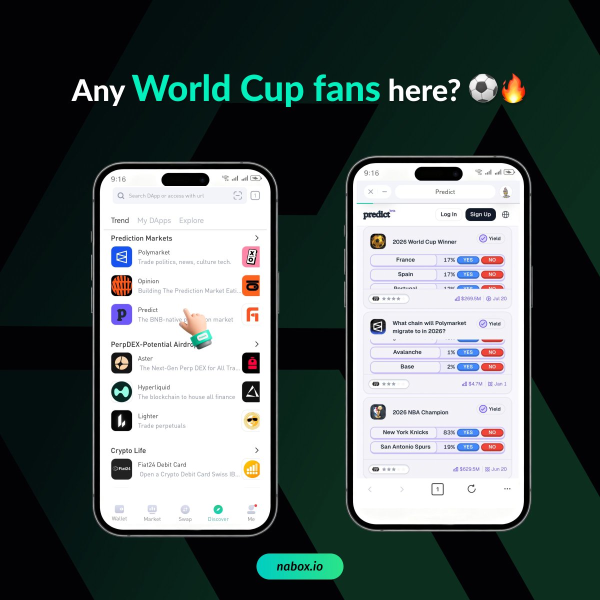 naboxwallet's tweet photo. Have you been following the World Cup? ⚽👀

Which team are you rooting for? 🔥🏆 https://t.co/sC2qagmZpQ