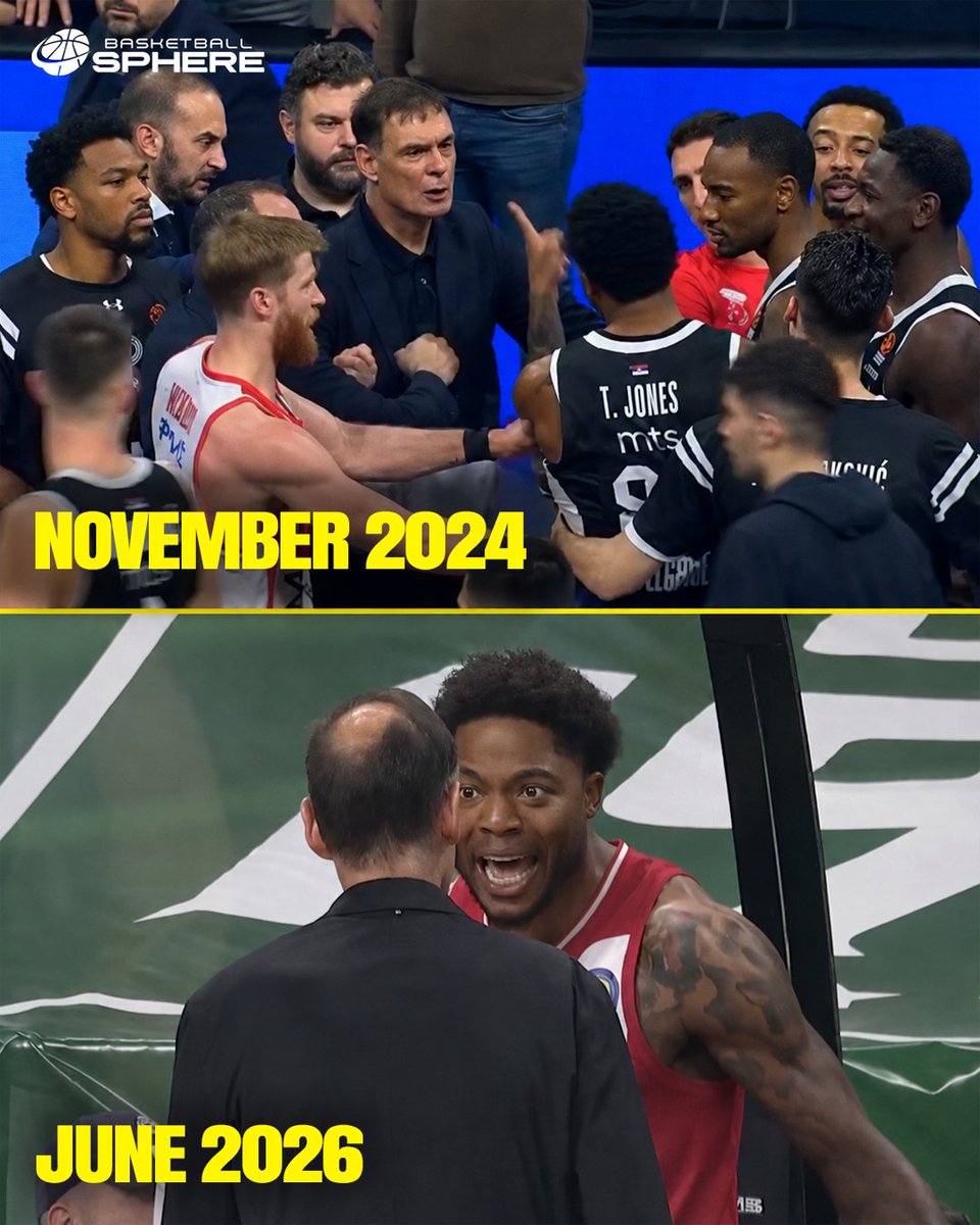 BSphere_'s tweet photo. Already seen this before? 👀

Tyrique Jones found himself in another heated exchange with Georgios Bartzokas.

Is there some tension between the two? 🤔

#paobc #OlympiacosBC https://t.co/9l1OXGTFS1