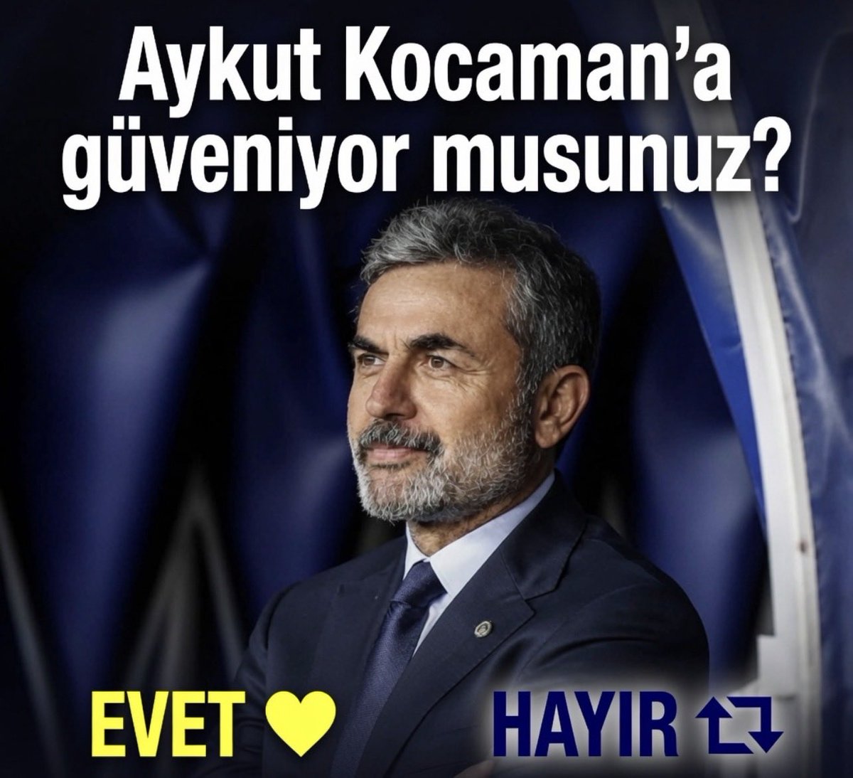 SportzHD1's tweet photo. Fenerbahçe Taraftarları Aykut Kocaman'a güveniyor musunuz? https://t.co/XkfMXJtSg3