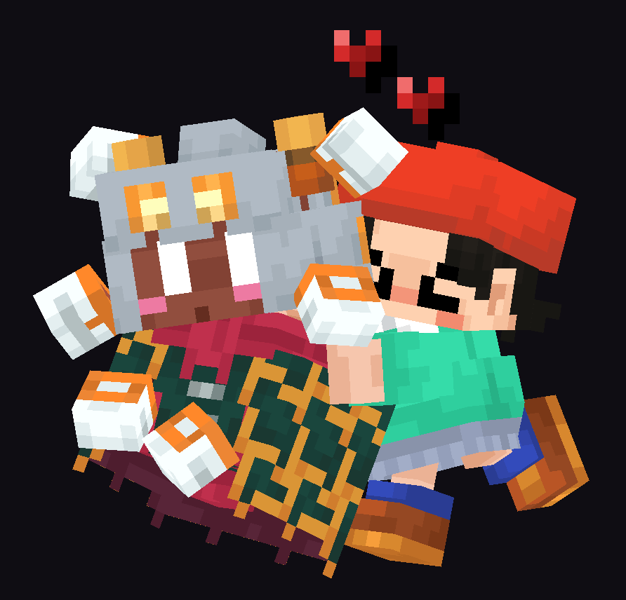 cb7434's tweet photo. minecraft adeleine and taranza!
#kirby #minecraft #nintendo https://t.co/UTEuKS4JGU