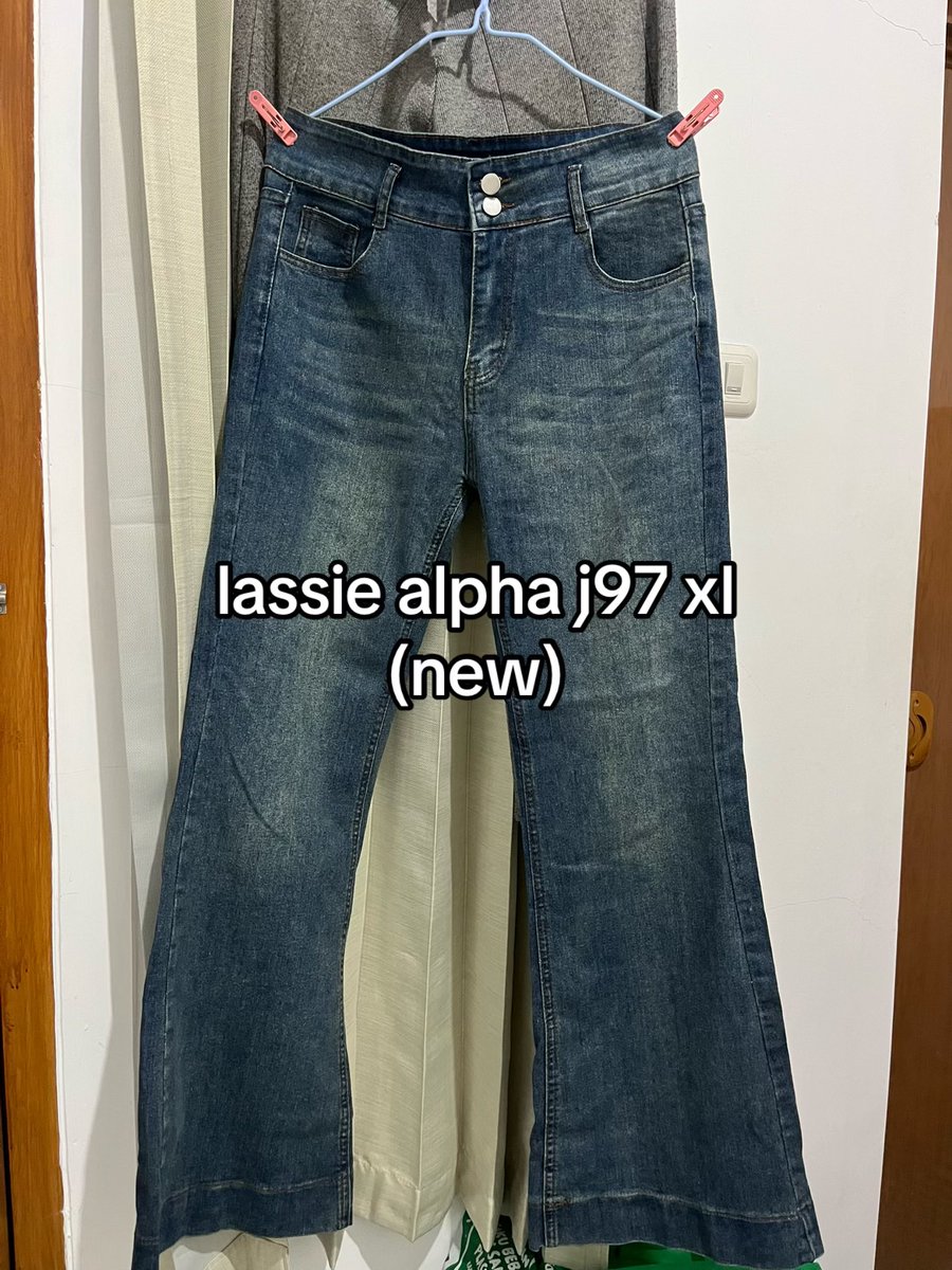 simjaeoyun's tweet photo. wts

jeans j97 lassie alpha size xl (new)

dom jogja, bisa oren, splitpay https://t.co/QtWotR6lJa