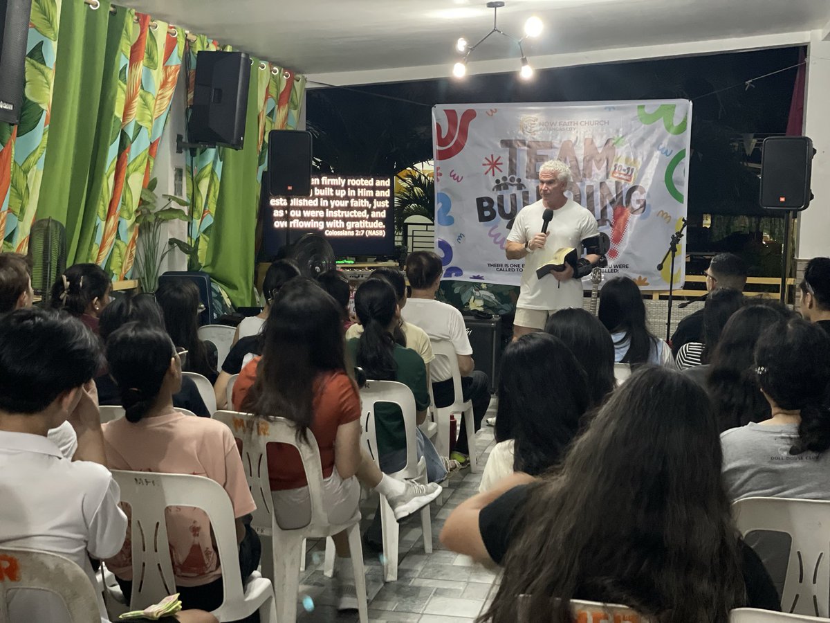 BrackChristian1's tweet photo. University Camp. Now Faith church Batangas city.  We kicked off our first night. I ministered on “Living by Faith.” 
https://t.co/JvclG5hvRT https://t.co/JNvfHuemhD