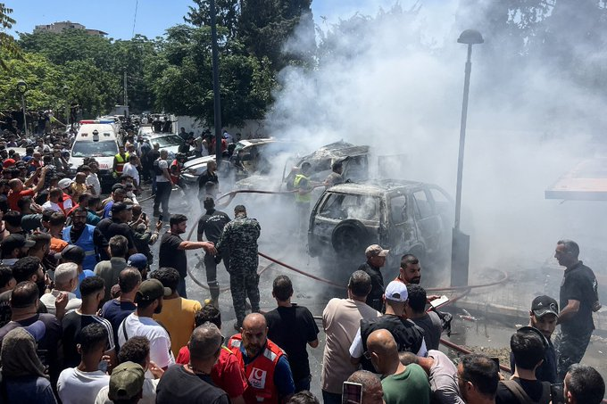 SaveSJarrah's tweet photo. #IranWar, 11 June 2026
War on Iran | Day 103
- New blasts reported in Iran.
- Iran targets US bases across the region.
- Lebanon says 11 killed in Israeli strikes on Tyre.
#NetanyahuWarCriminal #Boycottisrael
#TrumpWarCriminal #BoycottUSA https://t.co/xOkd5bEtkd