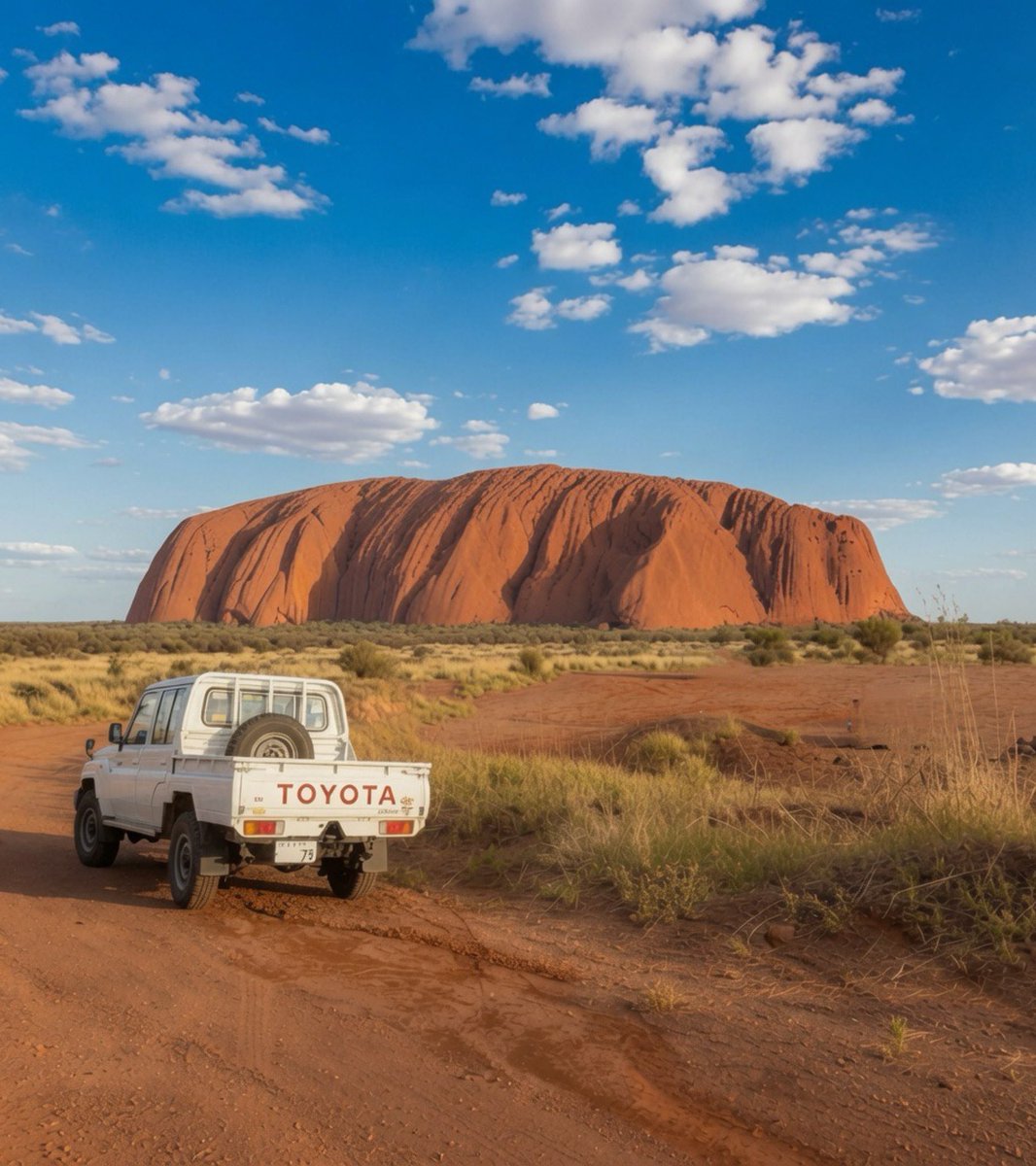 GRJ79K's tweet photo. A Trip to the Outback. 🇦🇺😁
#TheOutback #Uluru #AyersRock #OverLanding
#Toyota #LandCruiser79 https://t.co/A6qOpiyiqN https://t.co/mi7EvpUqws