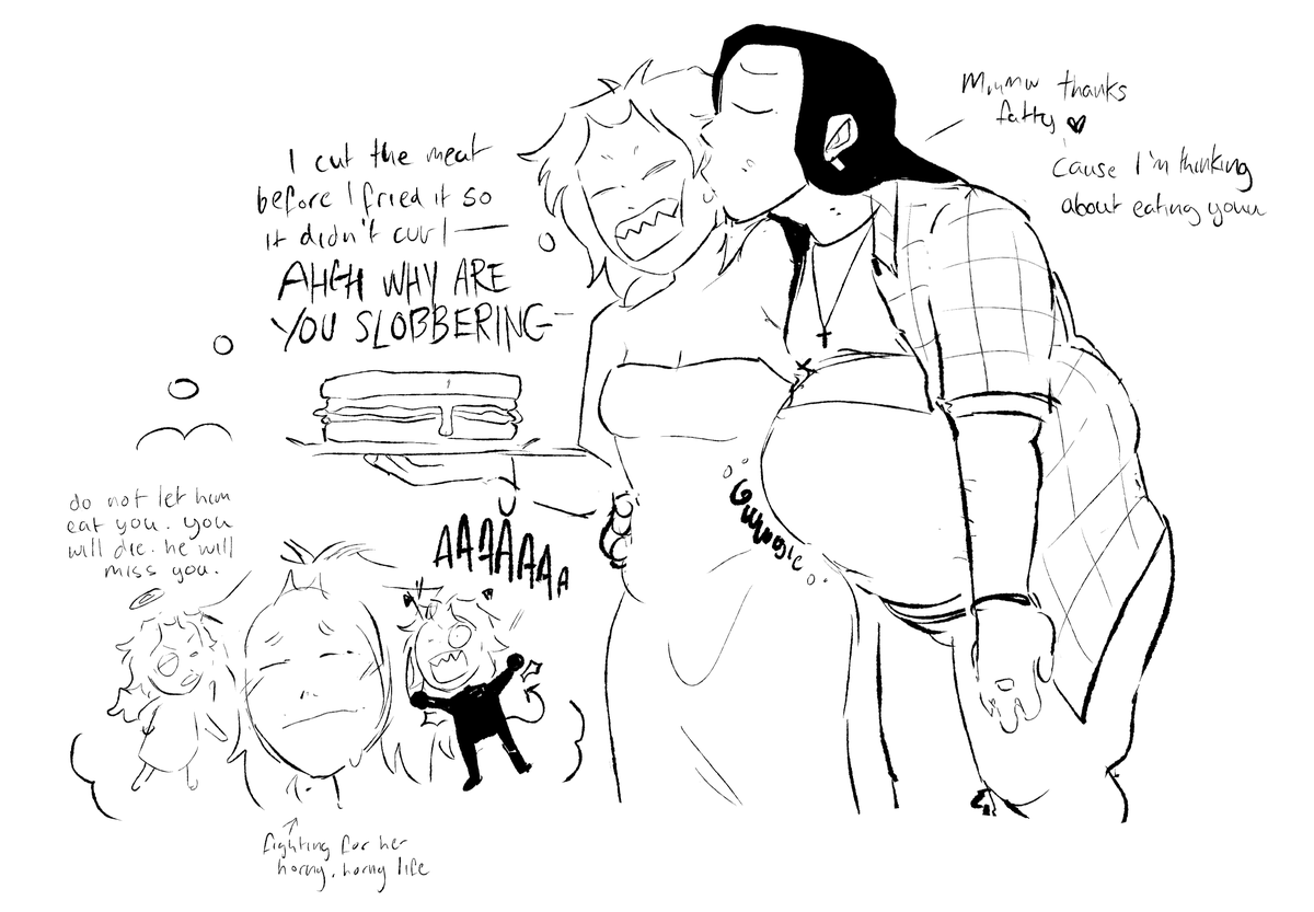 351route's tweet photo. // vore
❤️‍🔥 if his belly rumbles when he sees you he's a keeper, ladies https://t.co/FMVQpU073Y