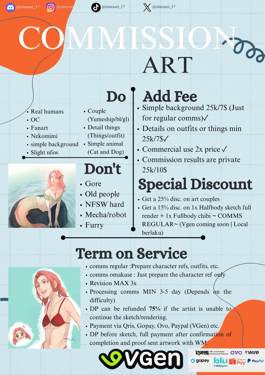 Tiaraart || Vgen Comms open💌 tweet media