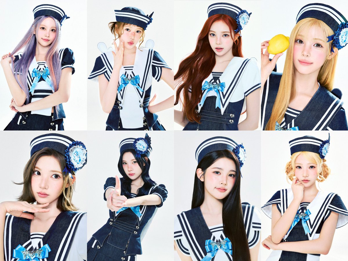 yuhafied's tweet photo. girls generation (2009) - hearts2hearts (2026) https://t.co/tSV0zaJ2I5