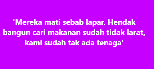 SinarOnline's tweet photo. 'Saya tengok depan mata mayat kawan-kawan, hanya mampu menangis'
Ujarnya, walaupun dia serta rakan, Norieen ditemukan selamat namun sehingga hari ini mereka langsung tidak bercakap tentang peristiwa itu.
Artikel: https://t.co/v8oY7PUmrG
#sinarharian #beritaterkini #sesat #hutan #postohoi