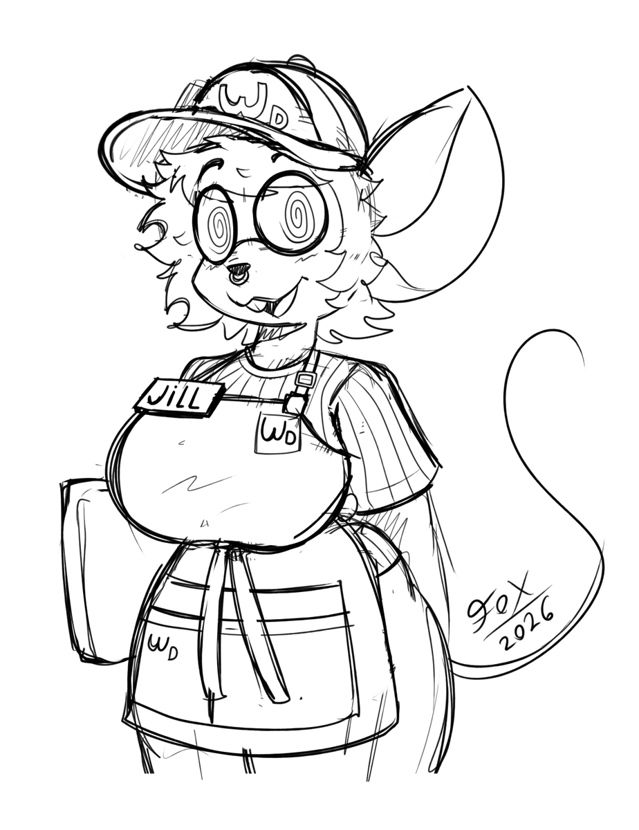 f0x_b0y01's tweet photo. Jill at work https://t.co/MSo78PwEis
