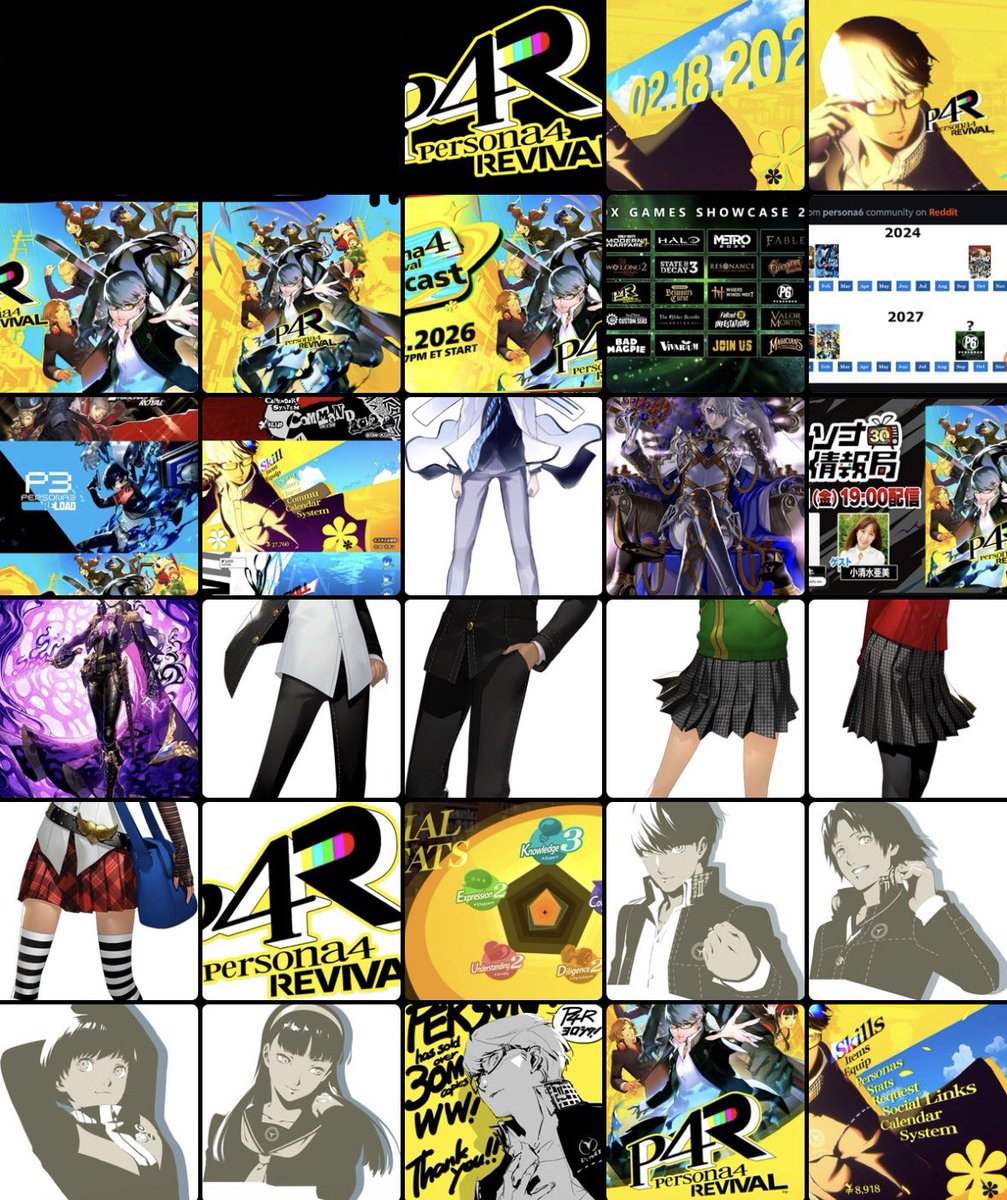 CosmicSegin's tweet photo. @P4RUpdates Thank you, my gallery just keeps getting bigger. Don’t mind the other non-persona stuff (Fate and etc…) https://t.co/r1gihQh5Rr