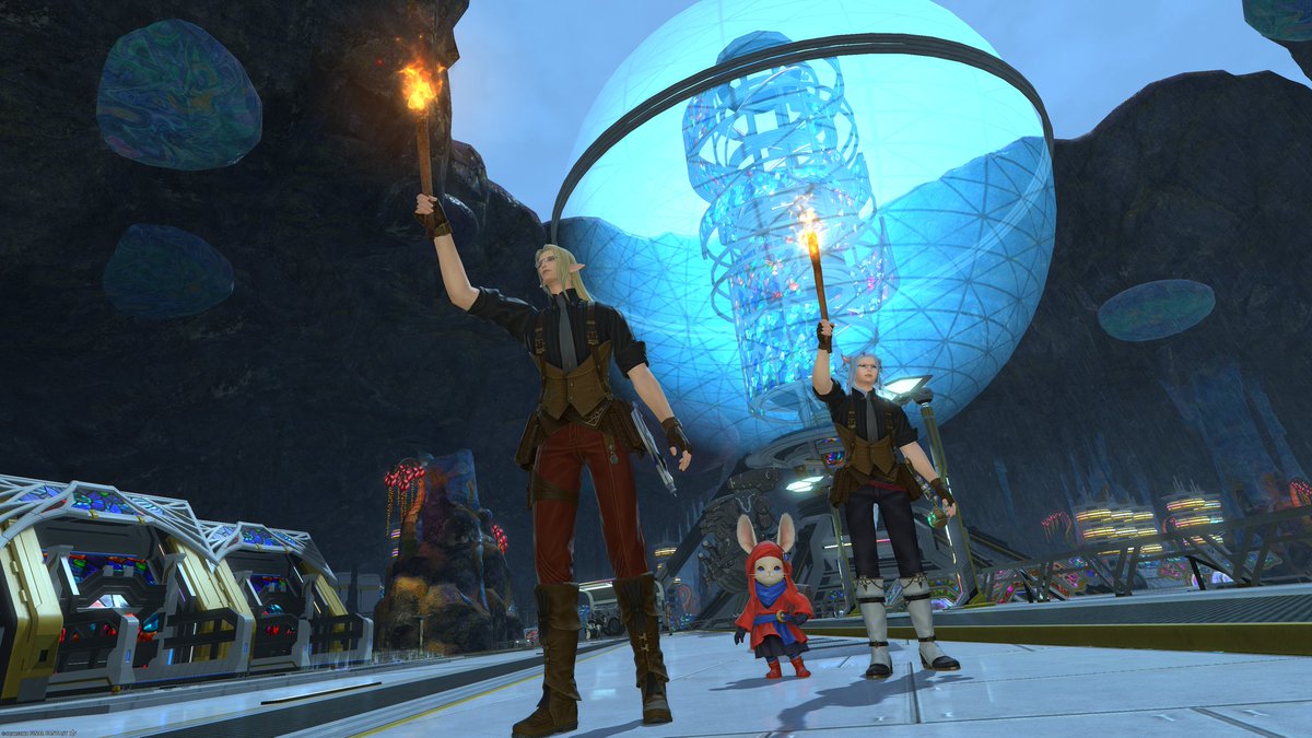Jack_Aquila_'s tweet photo. 風船わーい！
またレベルが上がったった٩( ´ω` )و
今年もいいことあるといいな(っ ॑꒳ ॑c)

見てまわってなかった星をウロウロしてたら日付変わって、松明もろて駆け回ってから寝ました🔥 https://t.co/Bnuh0N5SPX