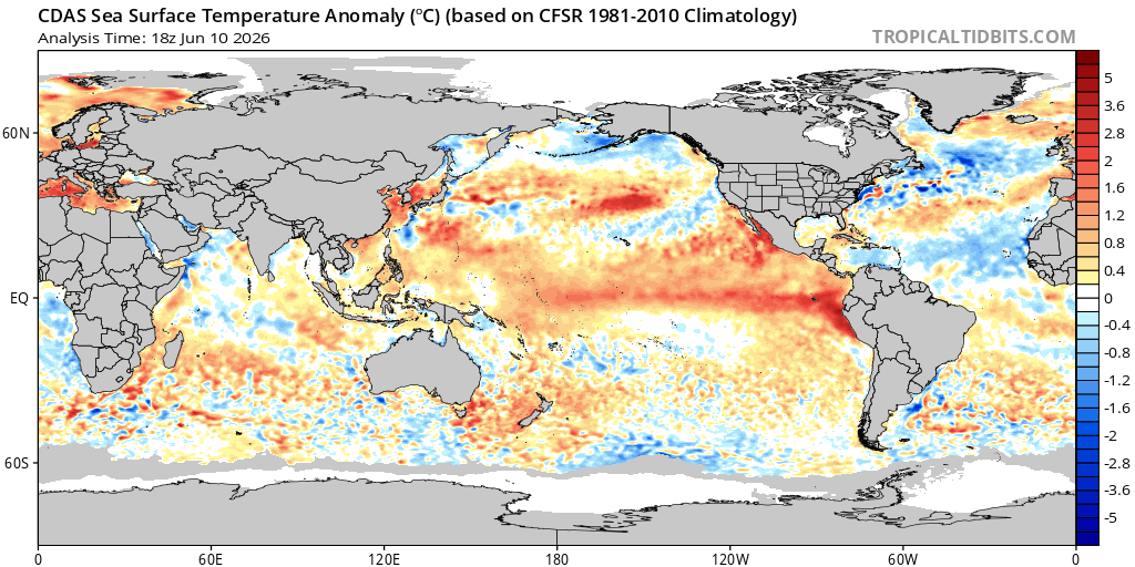 EdoWeatherman's tweet photo. Mañana tendremos novedades internacionales respecto al fenómeno El Niño, de todos modos es bueno recordar que podrían presentarse pocos eventos de lluvia este año, pero ser intensos tal como en agosto de 2023. Por eso no pueden llegar y sentenciar este año como uno seco en Chile, aún queda mucha tela por cortar.