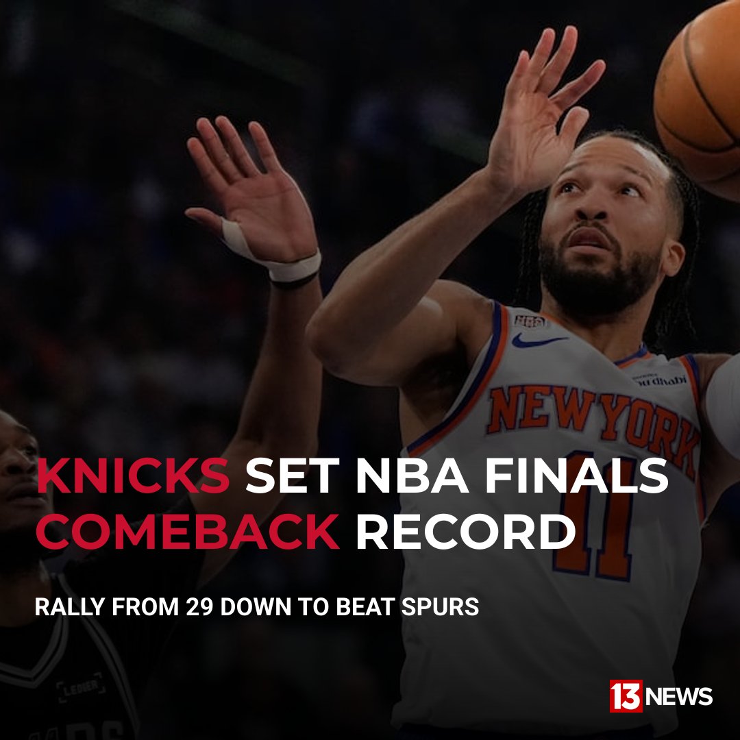 KOLDNews's tweet photo. Did you watch the game? We were screaming in the newsroom! https://t.co/Zt7b1Cvf3t  #Knicks #Spurs #NBAFinals #HistoryMade #KnicksIn6? https://t.co/bh3EtrPApK