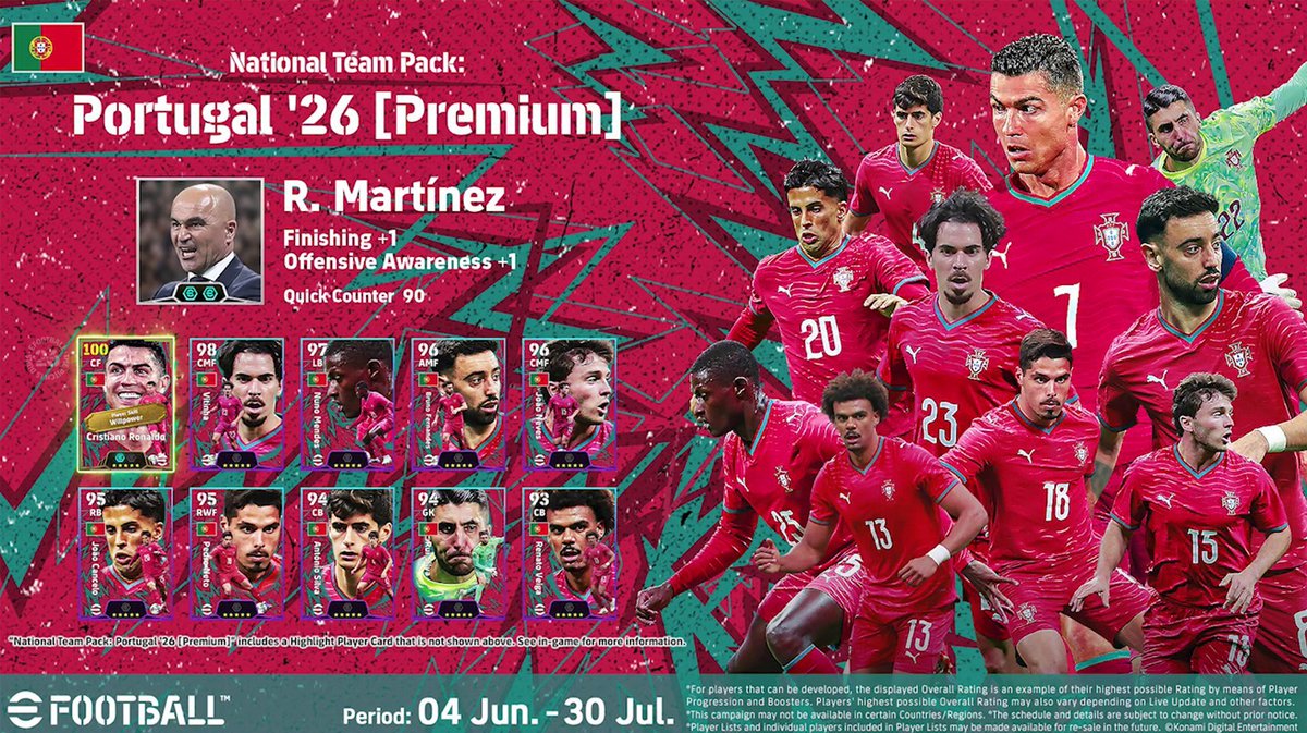 _CarltonJohnson's tweet photo. The  current Portugal pack must be the worst one bro😭😭 Just look at the last Portugal pack 🥶🥶>>>>>>>>>>. #efootballnationaldfvote  #Efootball https://t.co/KIsyT9Zb7F