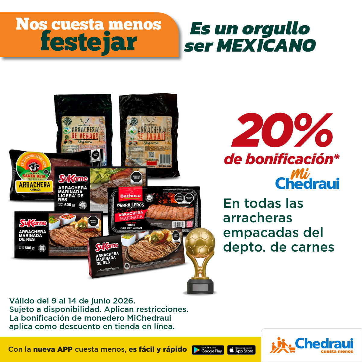 Chedrauioficial's tweet photo. 🥩🔥 El sabor del asador empieza con una buena arrachera.
Prepara tus mejores recetas y disfruta cada momento alrededor de la parrilla. 👉https://t.co/LTF9TXCElc
#Chedraui #HazlaDeEmoción #ExpertosDeLaParrilla #Arrachera #Parrilla https://t.co/ckBol4KvQq