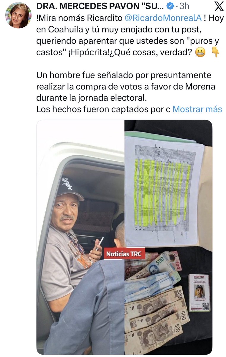 sergiofcalixto's tweet photo. @DnielleCabrera Esta compra de votos?? https://t.co/yVFJvuaQny