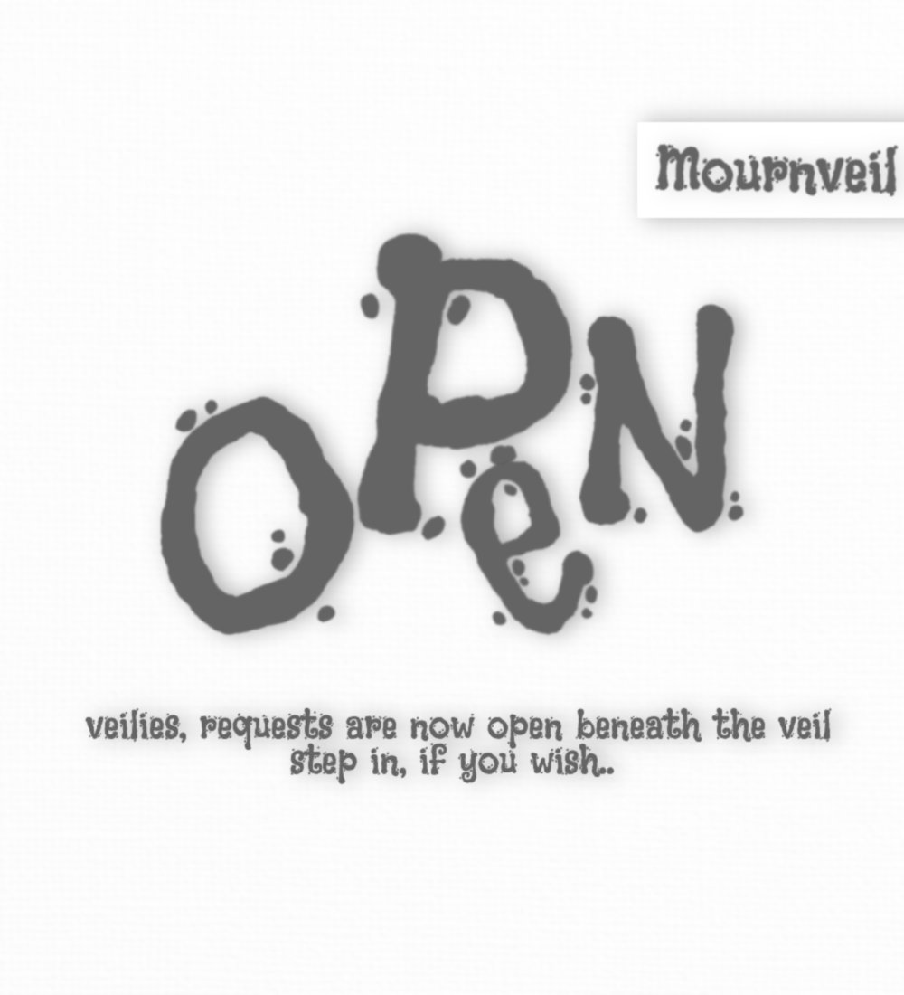 mournveiI's tweet photo. care to share this, veilies?

two new layouts now linger beneath the veil—carmen and juun. both are available should you wish to take them home.

requests are open as well.  #bealanja https://t.co/XzPvBhxLiz