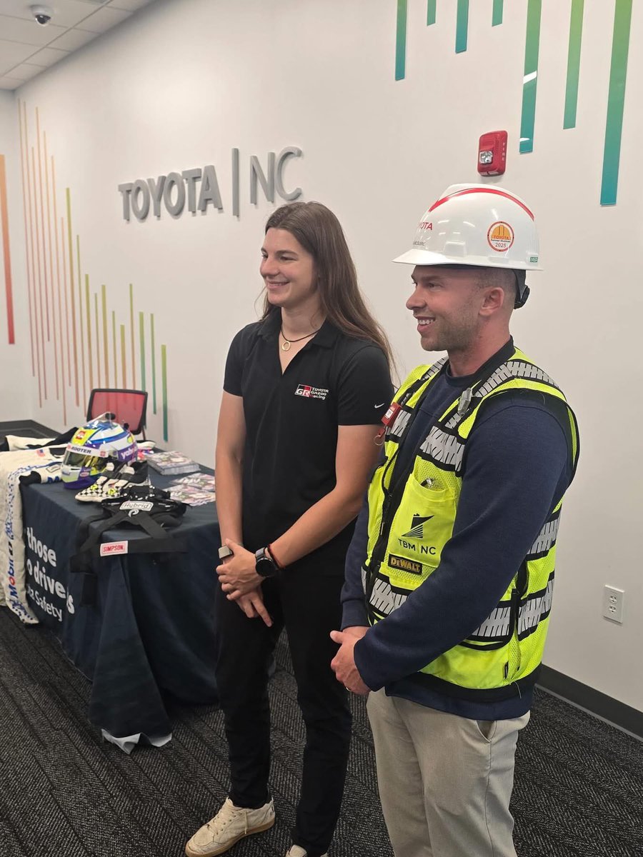 IsabellaRobusto's tweet photo. Today I had the opportunity to visit Toyota Battery Manufacturing North Carolina and spend time learning about everything that goes into building the batteries that help power the future.

It was incredible to see the amount of teamwork, precision, and dedication that happens behind the scenes every day. During Safety Month, it was especially meaningful to learn about the company’s commitment to creating a safe work environment and the role every team member plays in making that possible.

One of my favorite parts of the day was getting to meet so many amazing employees. Everyone was incredibly welcoming, and I loved hearing their stories and learning more about the work they do. It gave me a whole new appreciation for the people and processes behind the products we use every day.

Thank you to everyone at Toyota Battery Manufacturing North Carolina for the warm welcome and for sharing your knowledge with me. It was a great experience, and I’m grateful for the opportunity to meet such great people and see firsthand what it takes to make it all happen.

#teamtoyota