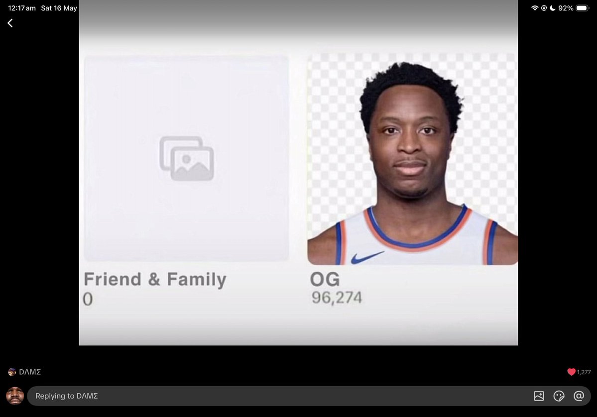 OGsRealFanClub's tweet photo. @KnicksMuse my fav player really just put himself in the hall of fame wtfffffff https://t.co/gQ4WRYPg7N