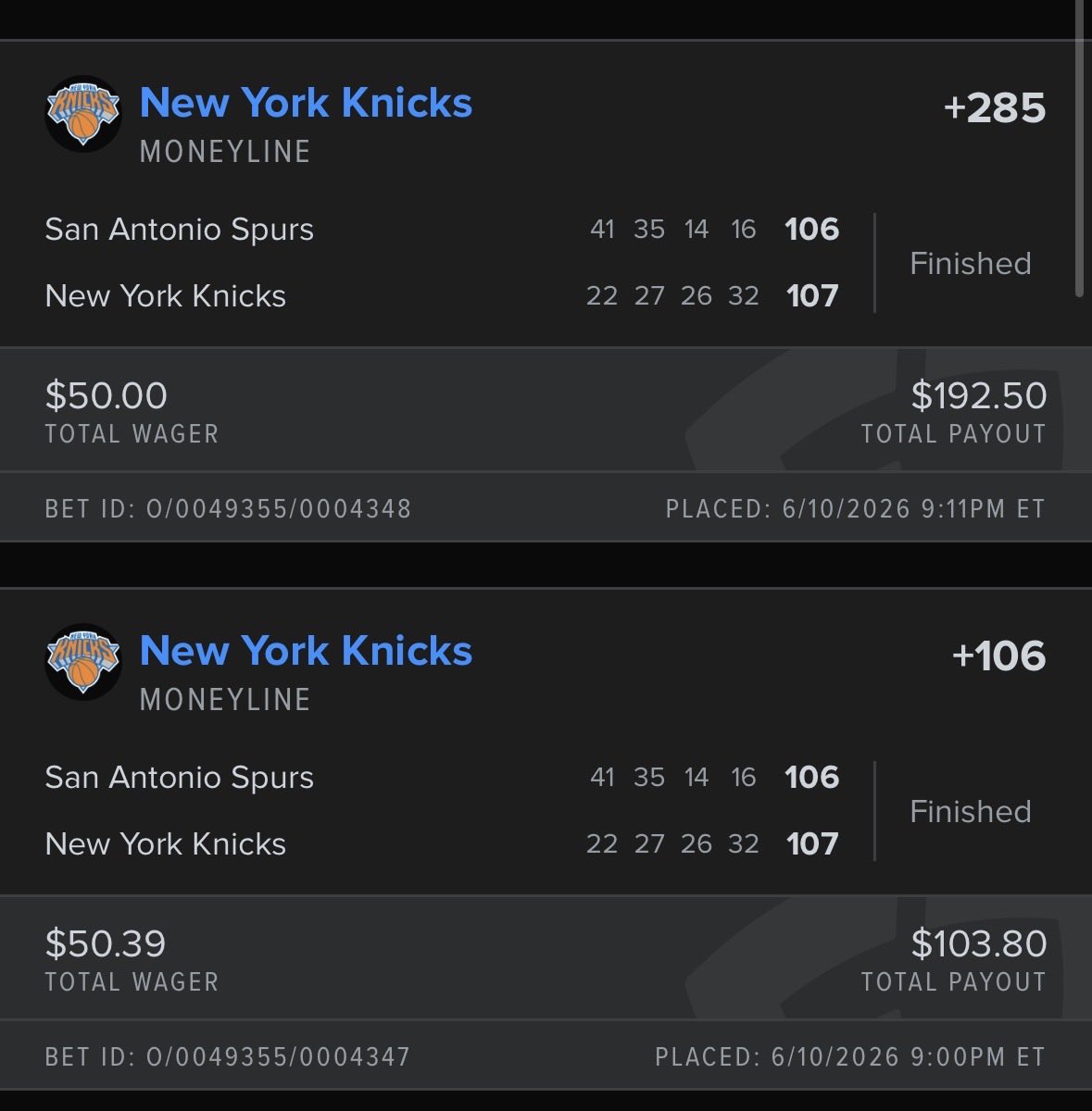 DigsiesSports's tweet photo. Never a doubt! LOL! Knicks baby! https://t.co/Qv0ZawrYeI