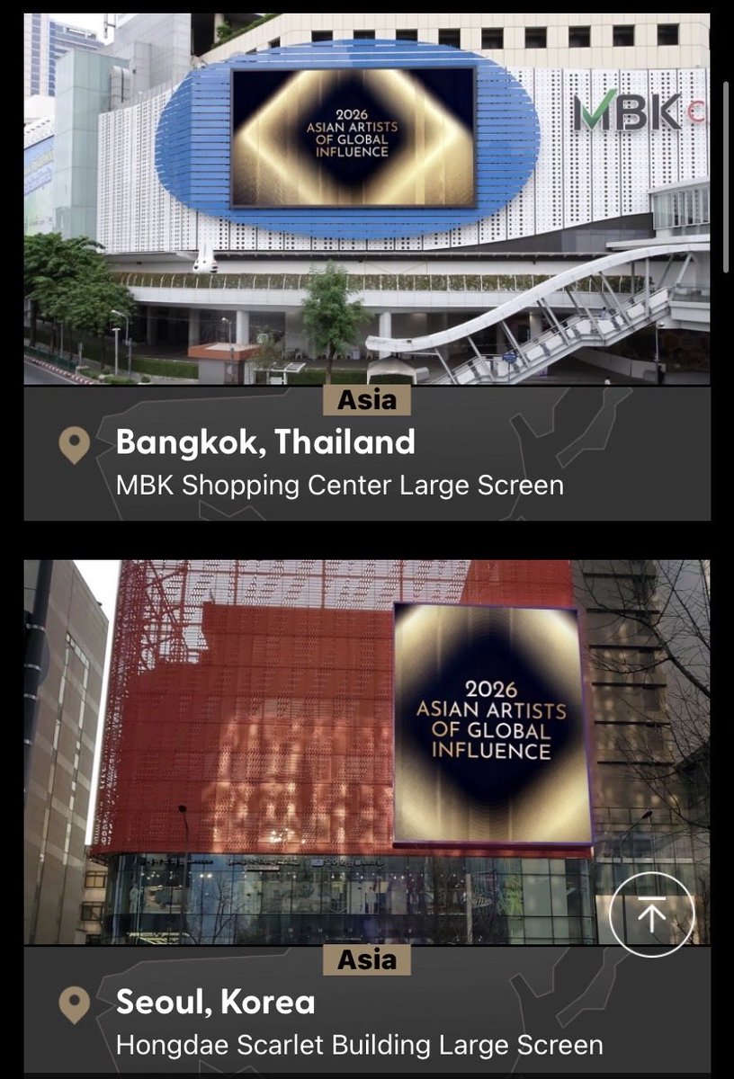 GDALinglingFans's tweet photo. 📣 PR Announcement 

มาร่วมโหวต ให้ หลิงหลิง คองในรายการ AYA 2026 สาขา 2026 ASIAN ARTISTS OF GLOBAL INFLUENCE 

ตอนนี้ หลิงหลิง อยู่อันดับที่ 3 

สามารถโหวตฟรี 3 โหวต / วัน 
🔗 https://t.co/Sc8AqIc15d

โหวตได้ตั้งแต่ 9 มิย - 29 มิย เวลา 12:00 น.

ผู้ชนะจะได้ ขึ้นจอใหญ่ใน 6 ประเทศ 
- MBK Shopping Center Large Screen > Bangkok, Thailand
- Hongdae Scarlet Building Large Screen > Seoul, Korea
- Times Square Nasdaq LED Screen > New York, United States
- Ushuaia San Martin Avenue LED Screen > Ushuaia, Argentina
- Beaubourg Large Screen > Paris, France
- 4-12 Buckley St, Melbourne LED Screen > Melbourne, Australia

#linglingkwong #หลิงหลิงคอง