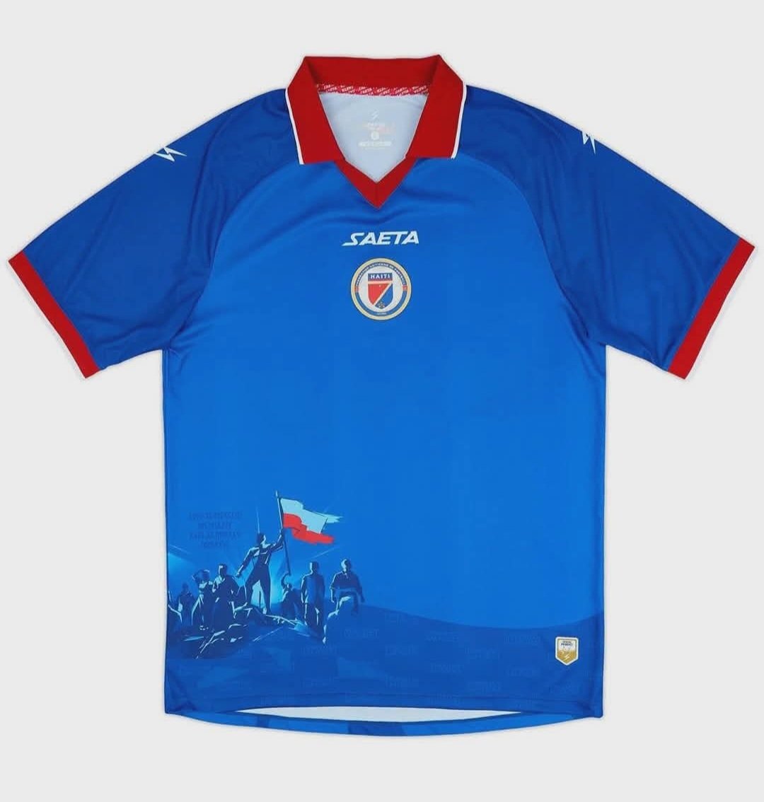 RTTHaiti's tweet photo. "Haïti, Modification "

La FIFA a impérativement exigé de l'équipe nationale haïtienne qu'elle modifie ses maillots officiels, à l'approche imminente de la Coupe du Monde débutant le 11 juin 2026.Elle considère la référence à l'indépendance comme ayant un "caractère politique". https://t.co/JHwaQdmgZV