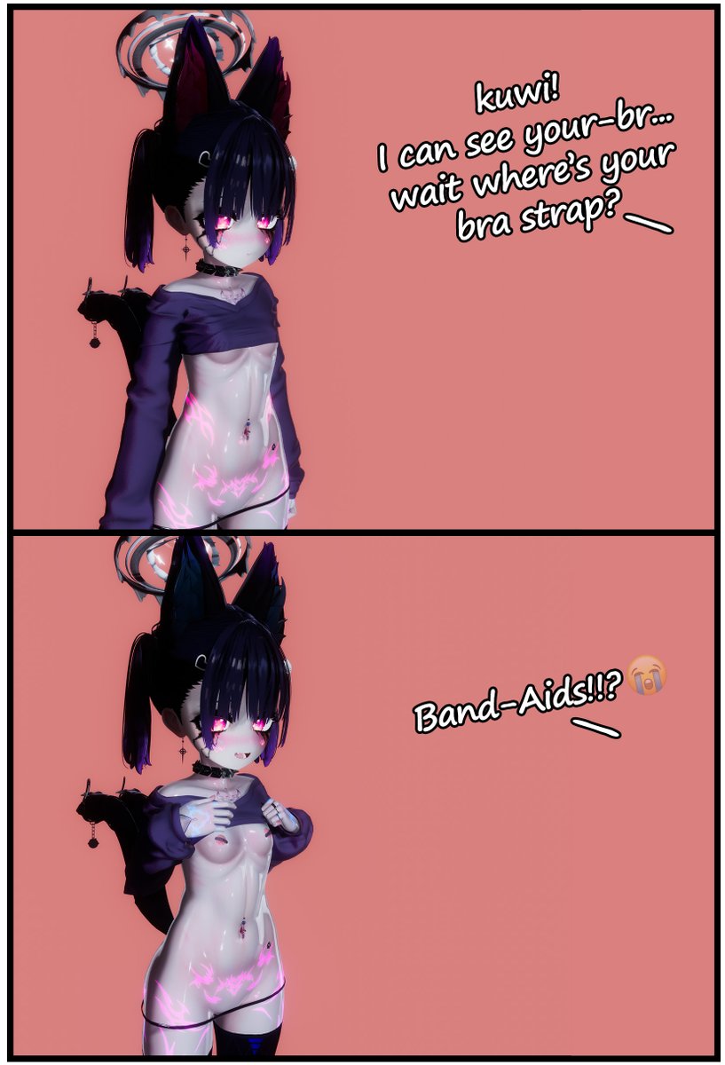 kurikurikoCH's tweet photo. what's a bra strap???🤭 https://t.co/dUQYmNPdcR