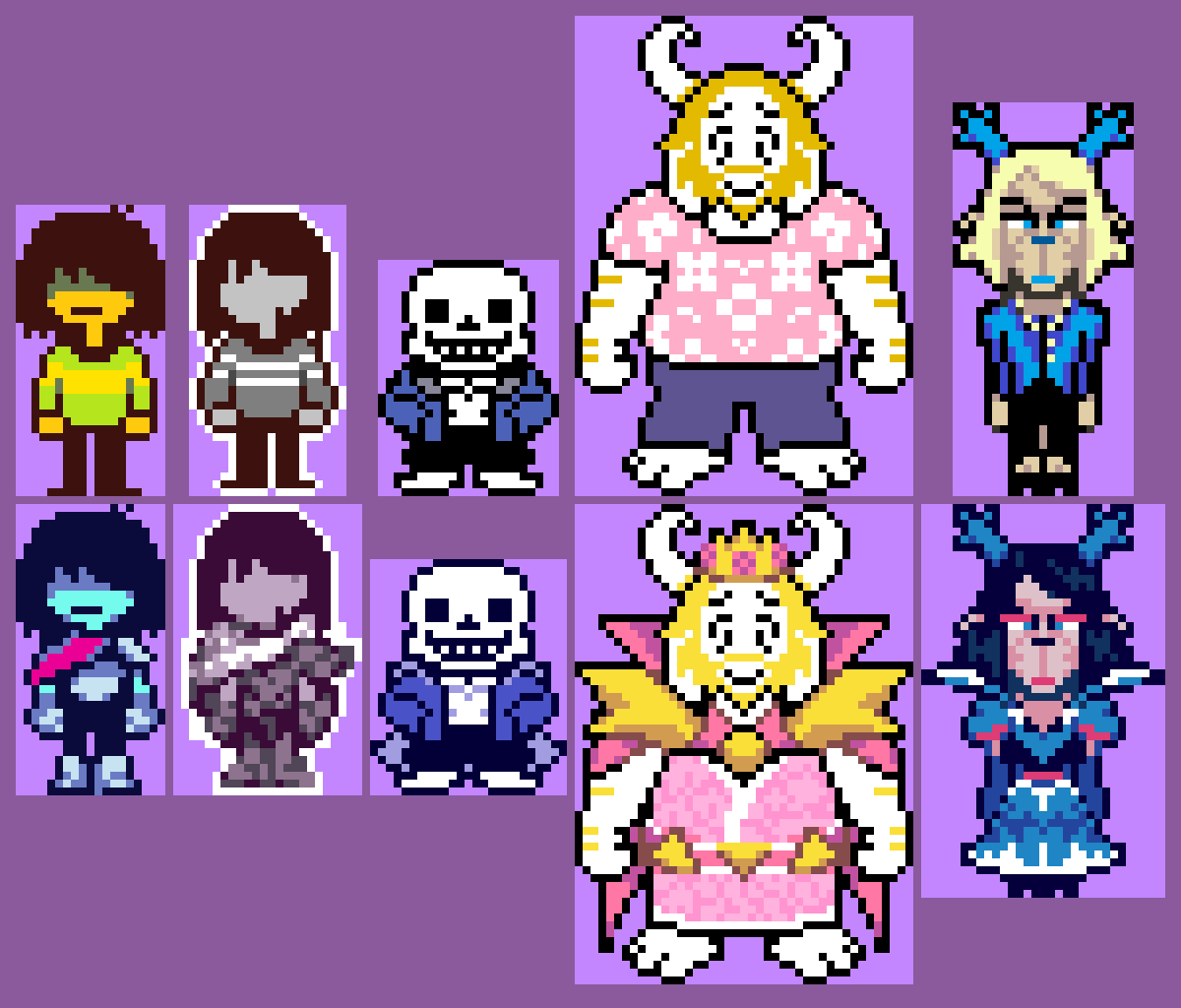 sumwunwurs's tweet photo. Doing random Chapter 5 sprites every day until Chapter 5 comes out: Day 1

In light of recent events

#DELTARUNE #deltarunefanart #deltarunechapter5 #Krisdeltarune #Vessel #Sans #Asgore #carolholiday https://t.co/mdB2M99QOr