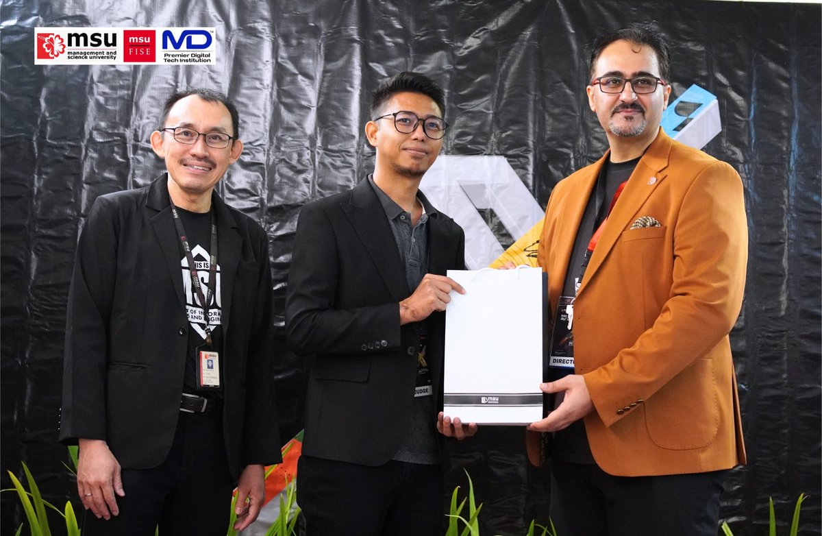 msumalaysiaFISE's tweet photo. Honoured to Welcome Our Industry Panels at MSU iREX 2026!
Our industry panels explored the Final Year Project exhibition, engaged with students and shared valuable insights that inspire innovation and future-ready thinking

#IREX2026 #MSUMalaysia #MSUFISE #MyPremierDigitalTech https://t.co/C7MtmDKnuk