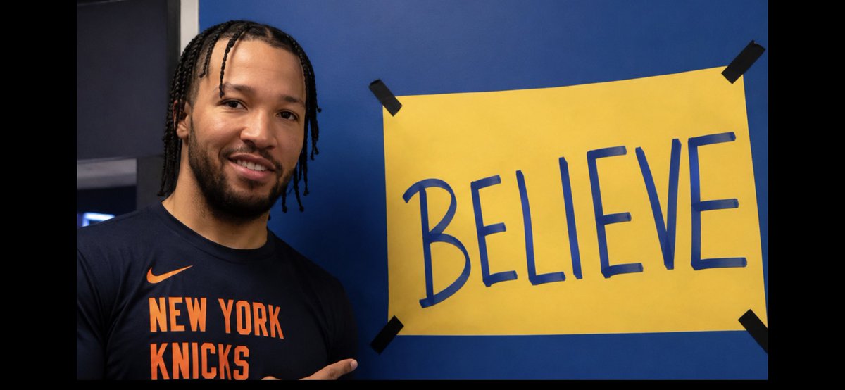austinnikeb's tweet photo. Jalen Brunson Believes! #believe #neeyorkknicks #NBA #NBAFINALS https://t.co/6gwJpIiUbJ