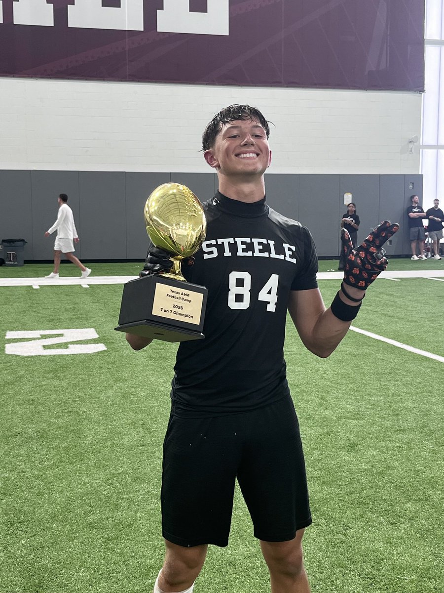 tannermudge84's tweet photo. Showed up and showed out! Went to Texas A&M 7v7 tournament and won! Perfect 6-0 record! Looking forward to a great JR season ready to dominate!

@AggieFootball @CoachMikeElko @HolmonWiggins @CoachTroop_ @coachjoeylynch @CoachSkrosky
@CoachBather @abcornelsen @CoachWiz77
@TAMUCoachDrew @CoachDmackey @Qoach_Deuce @DerekMillerTAMU
@Football_Steele @SK_Athletic @samspiegs @benmoore247 @ocularsports @JButler_210 @BDammone @PrepRedzoneTX @sdriffill22 @trrbeyer57 @bbetterperform