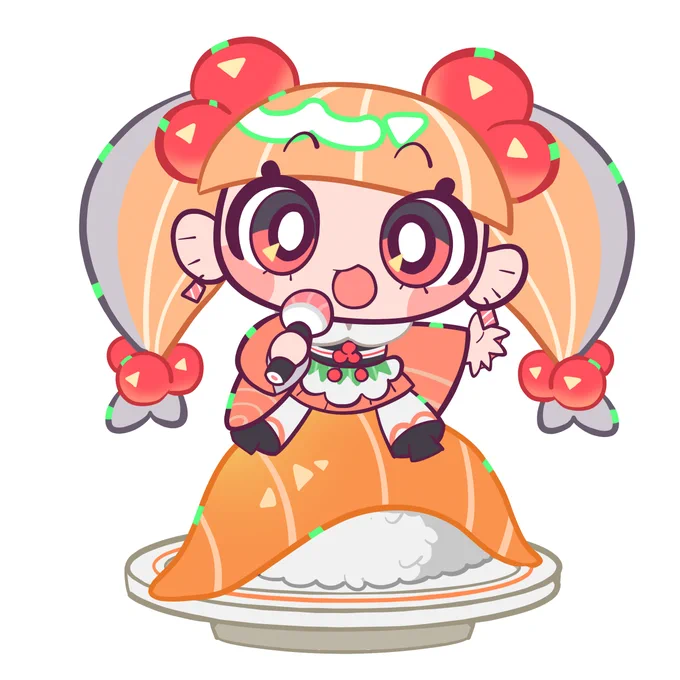超ミニサイズのさくらを描いてみた