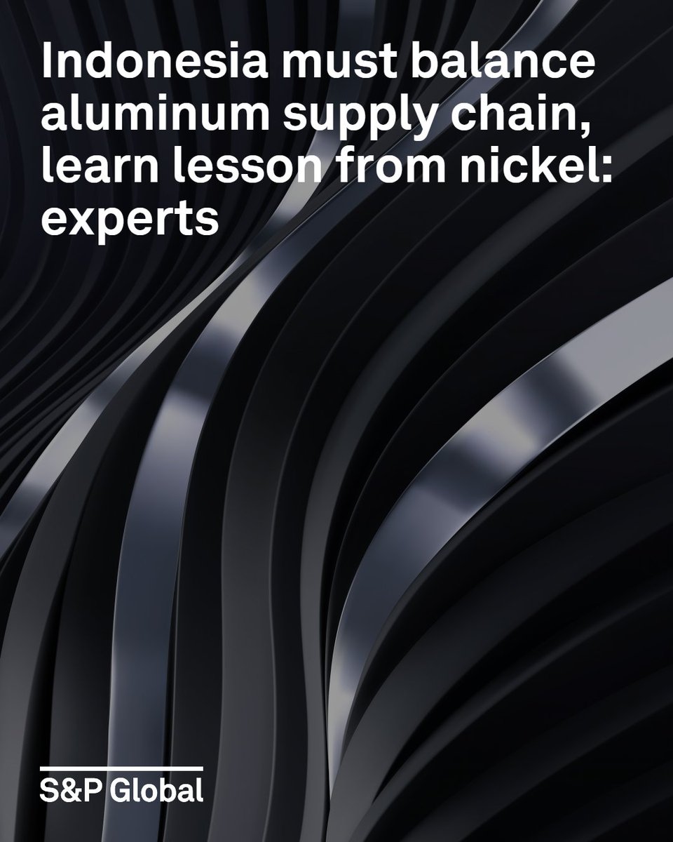 SPGlobal's tweet photo. Indonesia must adopt a balanced, integrated approach to its aluminum supply chain to avoid repeating oversupply pressures that have weighed on the nickel market, industry experts said June 4 at the 2026 Indonesia Critical Minerals Conference in Jakarta.

Indonesia emerged as the world's leading nickel producer after a 2020 ban on nickel ore exports prompted predominantly Chinese capital into domestic processing facilities. The Southeast Asian country produced 66.6% of the world's mined nickel in 2025, according to @SPGMarketIntel data.

Read more with @EnergySPG: https://t.co/7uPQb1Q48S