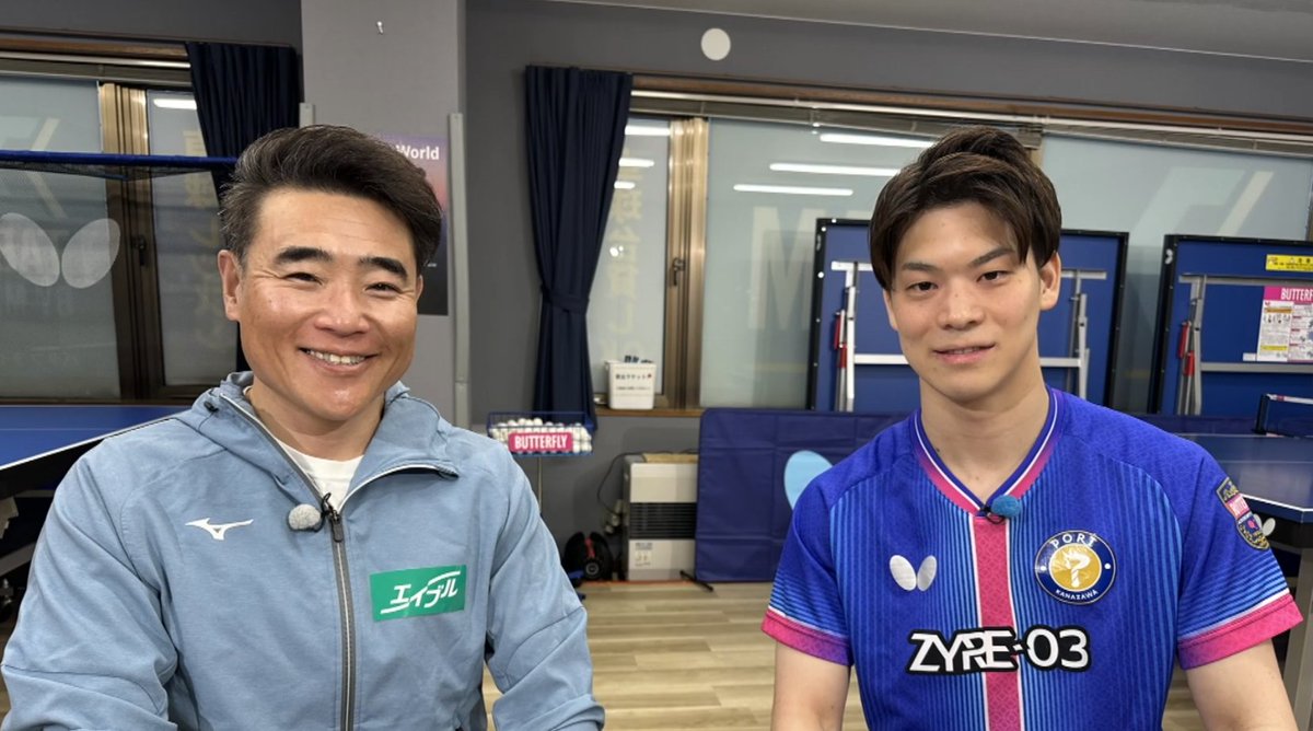 tvh_pr's tweet photo. 📺今夜9時54分
#夢へチャレンジ

本日の「夢へチャレンジ」は
男子卓球　吉田 雅己 選手です。

今後の競技人生についてインタビュー！
放送後はYouTubeで公開中！→https://t.co/Rrx1kNqkKp
＃清水宏保　＃井山敬介 https://t.co/czZNcTAgxp