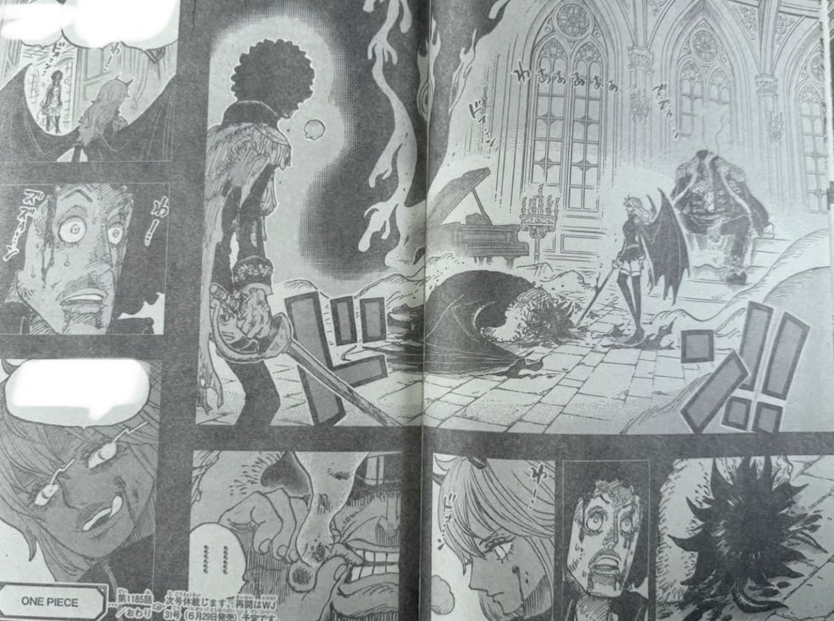 GarpFanboy's tweet photo. #ONEPIECE1185

Brook serious thought for 50+ years that she killed her father willingly and this is what she looked like… Thank you Goda

She has wings and demon eyes on her brook and is clearly out of character and you aren’t a little skeptical lol?? https://t.co/4gvYKLYdsO