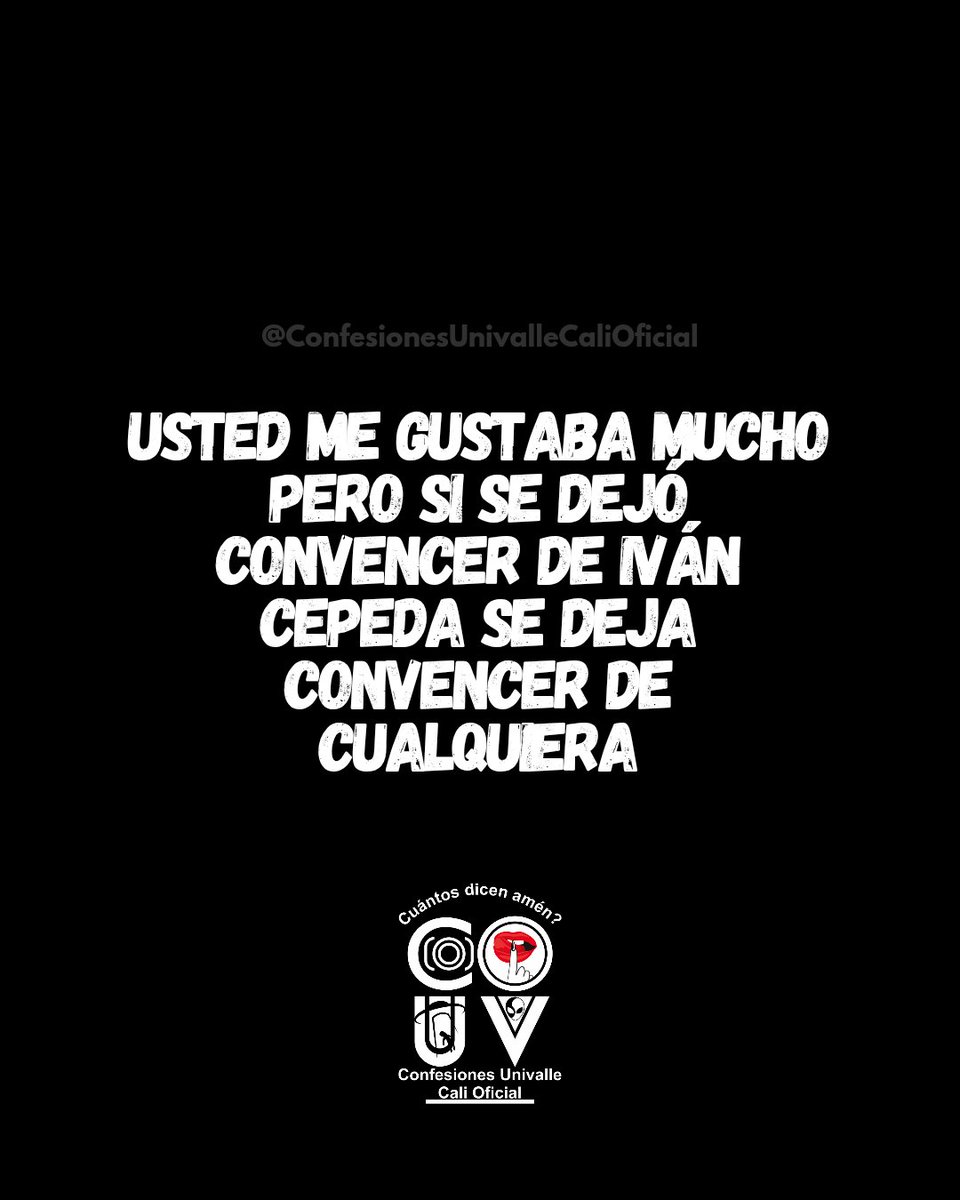 cfunivalle's tweet photo. Así no bebé https://t.co/7Bdmd5WzJz