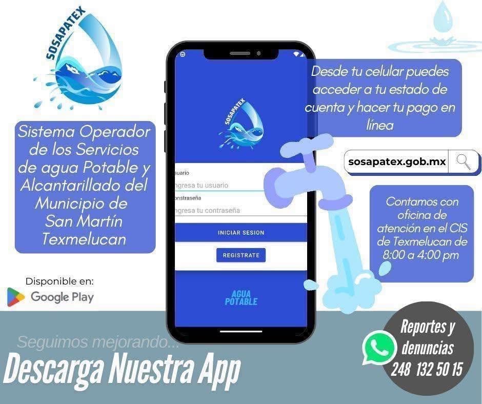 valkiriaonline's tweet photo. ¡💧 #SOSAPATEX sigue mejorando para tu comodidad!
📱 Ahora desde tu celular puedes acceder a tu estado de cuenta y hacer tu pago en línea 🤝.
🌐 Descarga la app y ahorra tiempo y esfuerzo.
@laura_roldn
#ValkiriaOnLine® https://t.co/TCNLWSsWWT