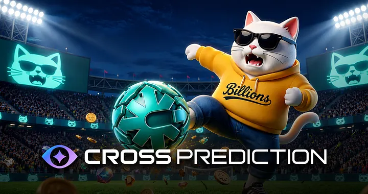 crosswave_xyz's tweet photo. 🌊 New CROSS Prediction Campaign — LIVE! 🌊

Global football is here  and CROSS Prediction @crossprediction turns the energy into real rewards. ⚽

"Predict Global Football, Earn Real on CROSS" is now live on CROSS Wave with five content components: 

⚽ Football Markets 
🎯 Match Prediction 
📈 BTC 1-Min Up/Down 
🪙 Claim $CROSS 
🔨 Sell on Forge

💰 Reward Pool: 100,000 CROSS
📅 Jun 11 – Jul 19, 00:00 UTC

Ready to Predict?

Full breakdown 👇 https://t.co/DQyQqhxPig

#CROSSPrediction #Football #PredictionMarket #FootballPrediction #CROSS